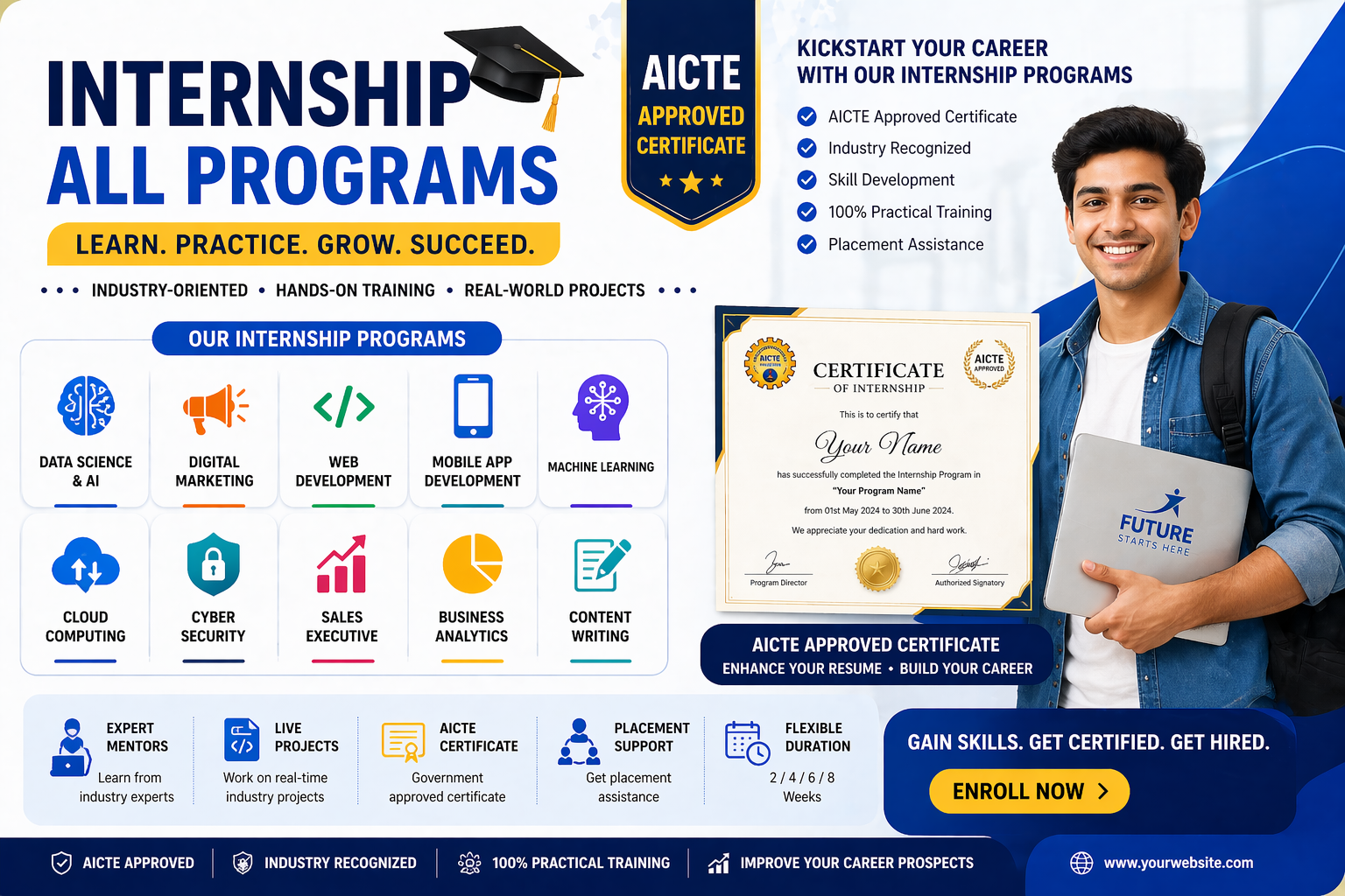 Internship For All Programs (All Domains)